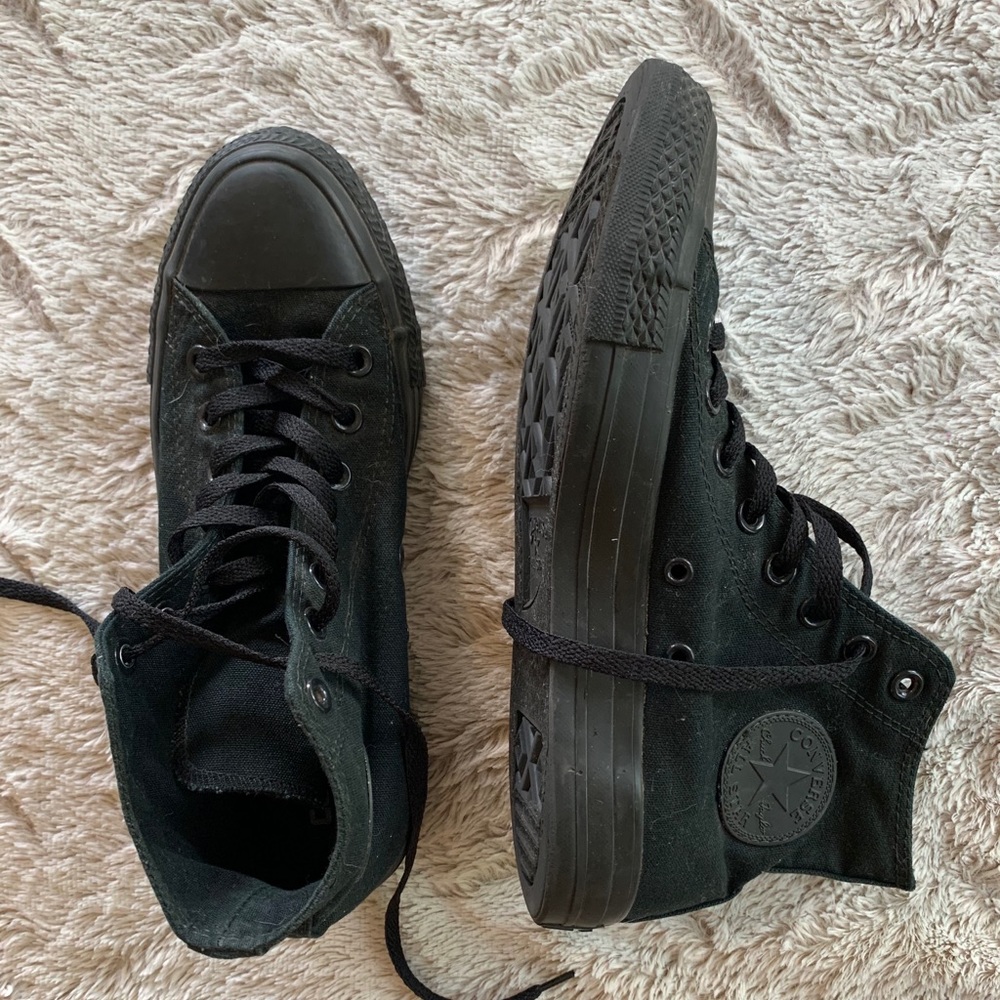 Black High Top Converses